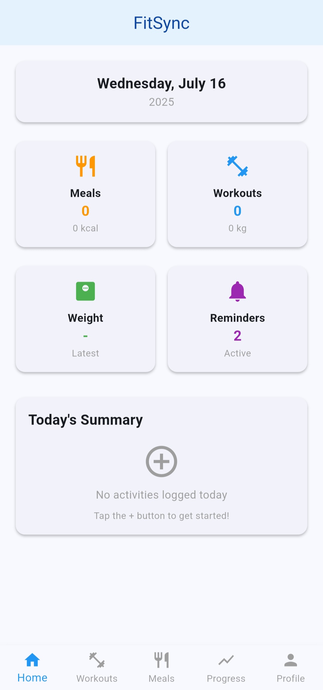 Personal Gym App - Fitness Tracking Application